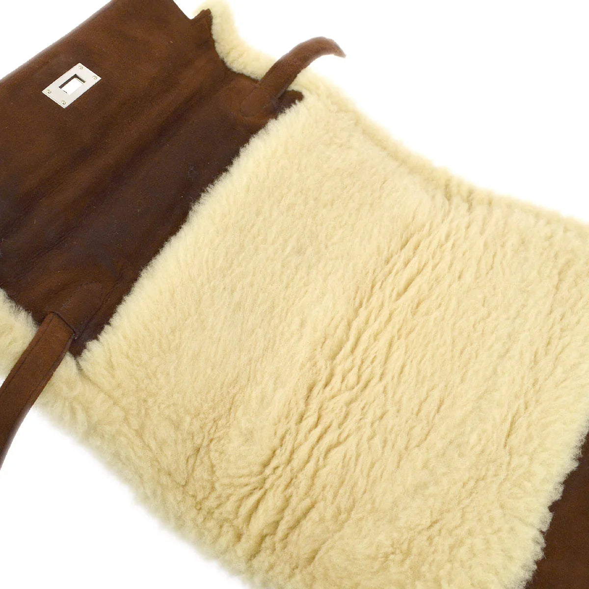 Hermes * 2007 Sheepskin Pochette Kelly