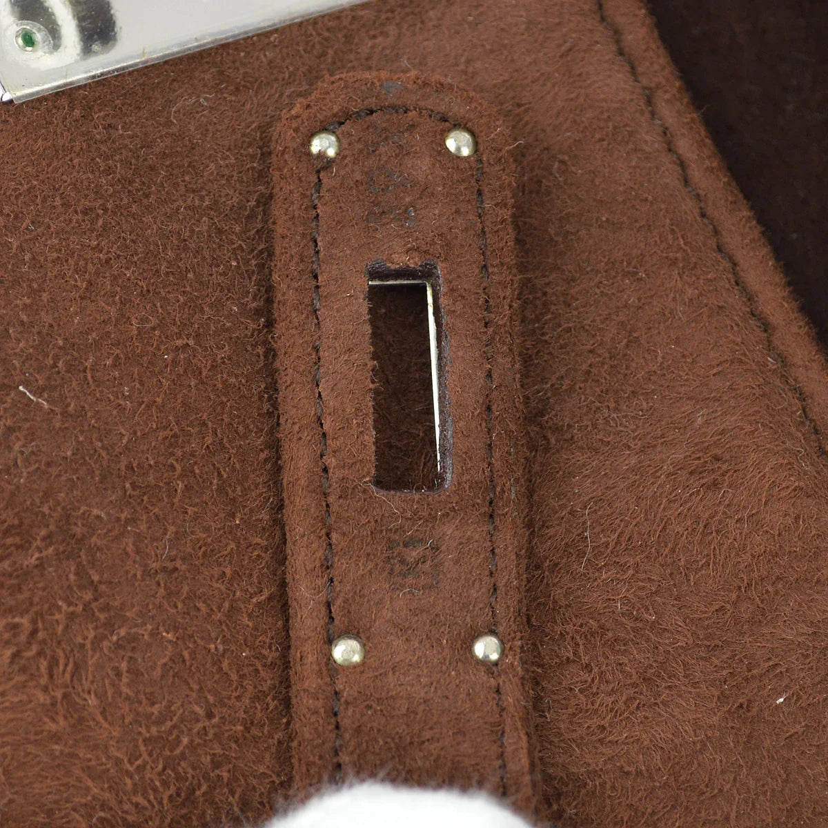 Hermes * 2007 Sheepskin Pochette Kelly