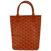 Goyard Orange Poitier Mini Tote Handbag