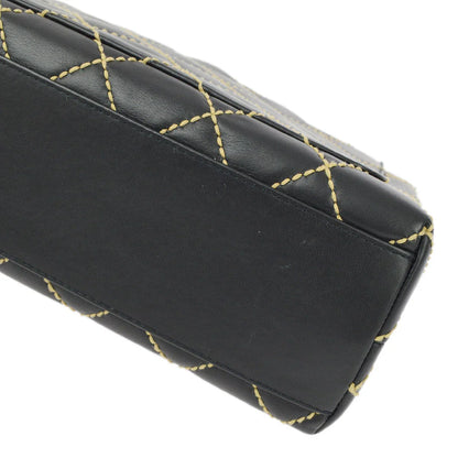 Chanel 2004-2005Black Calfskin Wild Stitch Kelly 30