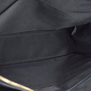 Chanel Black Lambskin Chain Shoulder Tote Bag