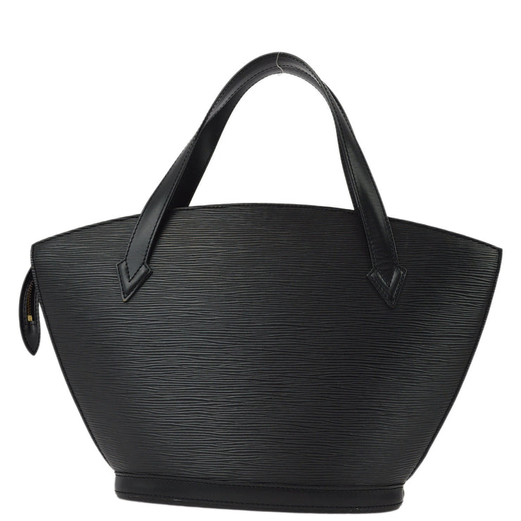 Louis Vuitton 2000 Black Epi Saint Jacques Tote Handbag M52272