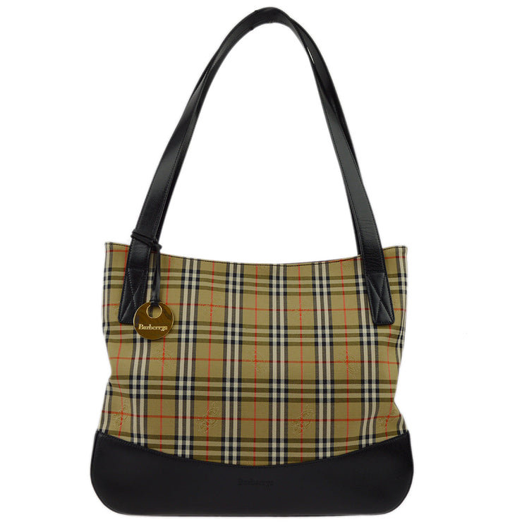 Burberrys Beige House Check Tote Bag