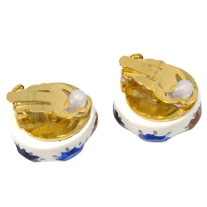 Chanel Earrings Clip-On White 98P