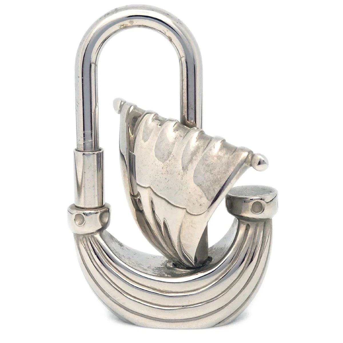 Hermes 2006 Limited Edition L' Air de Paris Yacht Cadena Silver Small Good