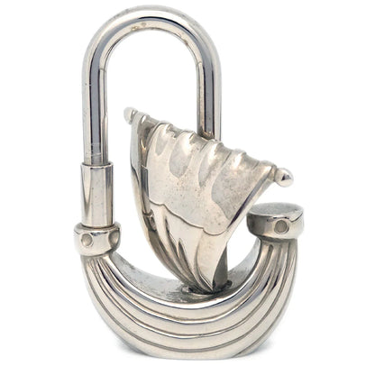 Hermes 2006 Limited Edition L' Air de Paris Yacht Cadena Silver Small Good