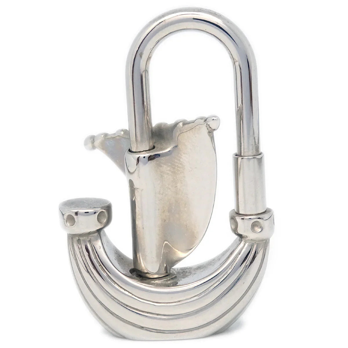 Hermes 2006 Limited Edition L' Air de Paris Yacht Cadena Silver Small Good