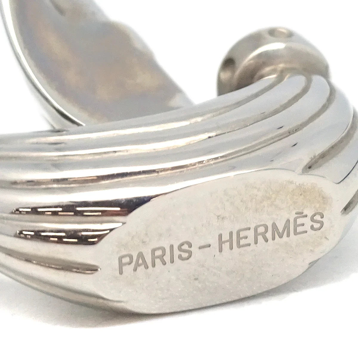 Hermes 2006 Limited Edition L' Air de Paris Yacht Cadena Silver Small Good