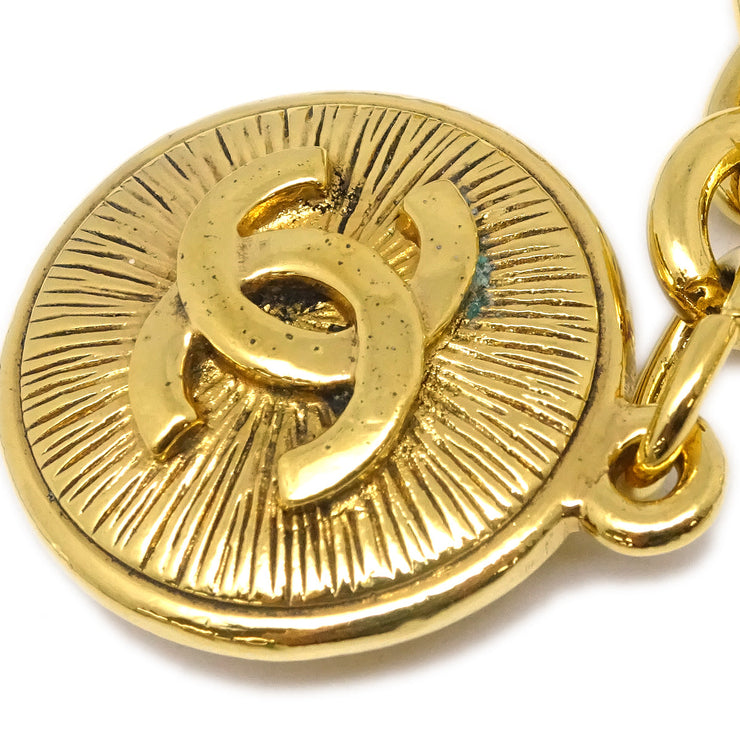 Chanel Medallion Chain Belt Gold 0263 Small Good