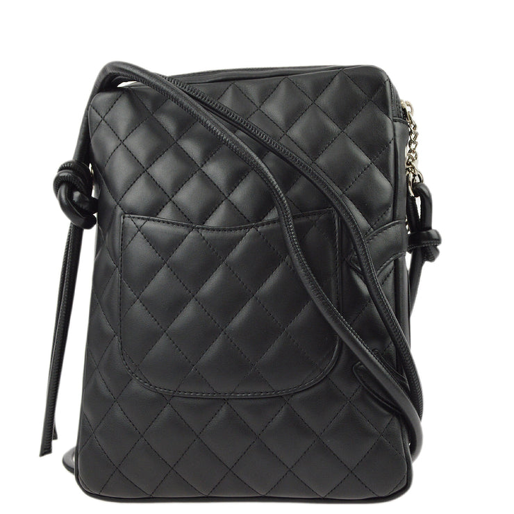 Chanel Black Calfskin Cambon Ligne Shoulder Bag