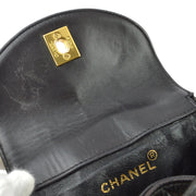 Chanel Black Lambskin Duma Backpack Small