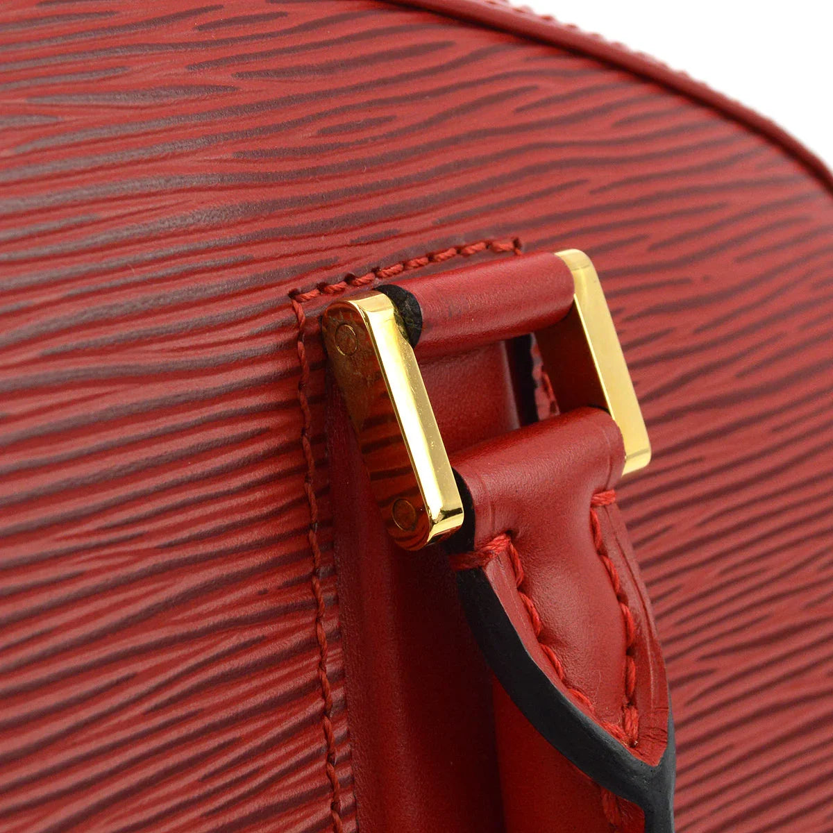 Louis Vuitton 1998 Red Epi Jasmin Handbag M52087