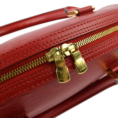 Louis Vuitton 1998 Red Epi Jasmin Handbag M52087