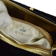 Chanel Black Velvet Belt Bum Bag