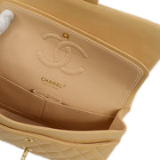 Chanel 2004-2005 Lambskin Medium Classic Double Flap Bag