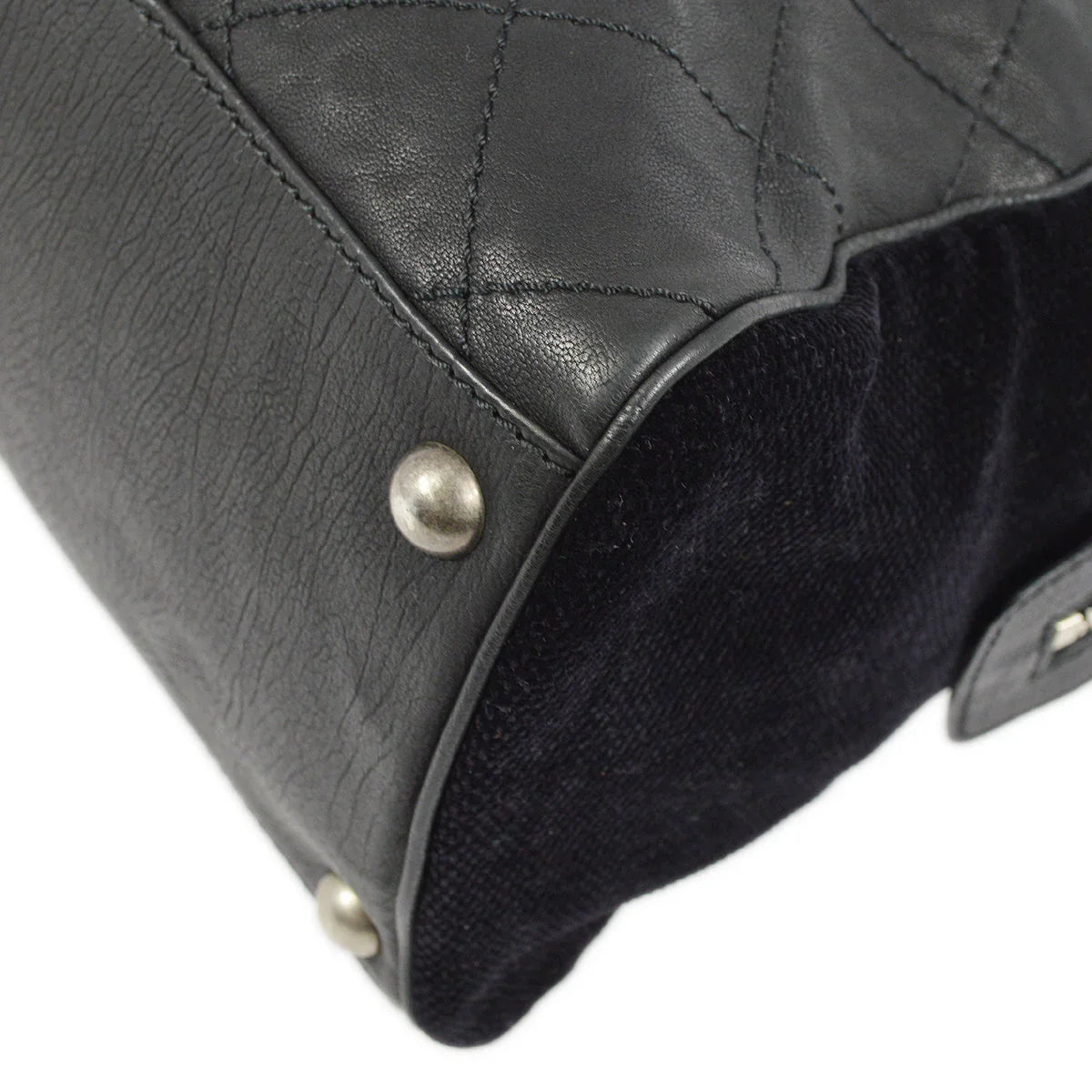 Chanel 2006-2008 Black Mademoiselle Lock Tote Bag
