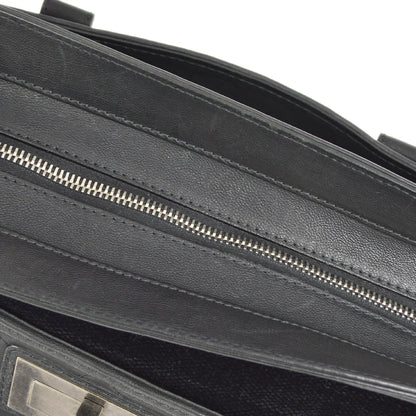 Chanel 2006-2008 Black Mademoiselle Lock Tote Bag