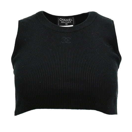 Chanel Spring 1995 Cropped Sleeveless Top #38