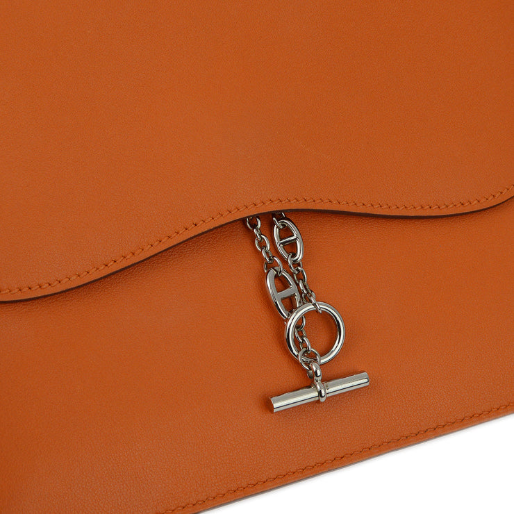 Hermes 2010 Orange Swift Catenina Handbag