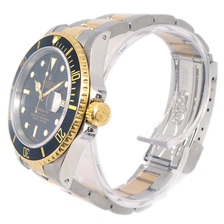 ロレックス サブマリーナデイト 腕時計 Ref.16803 40mm 18KYG SS