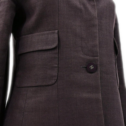 Chanel Spring 1998 Jacket Skirt Suit Brown #38