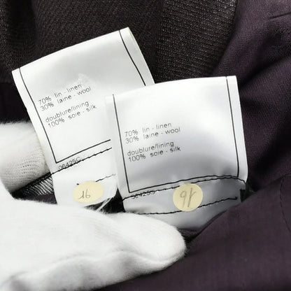Chanel Spring 1998 Jacket Skirt Suit Brown #38