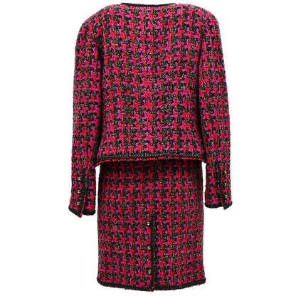 Chanel 1994 Open Front Jacket Skirt Suit #38