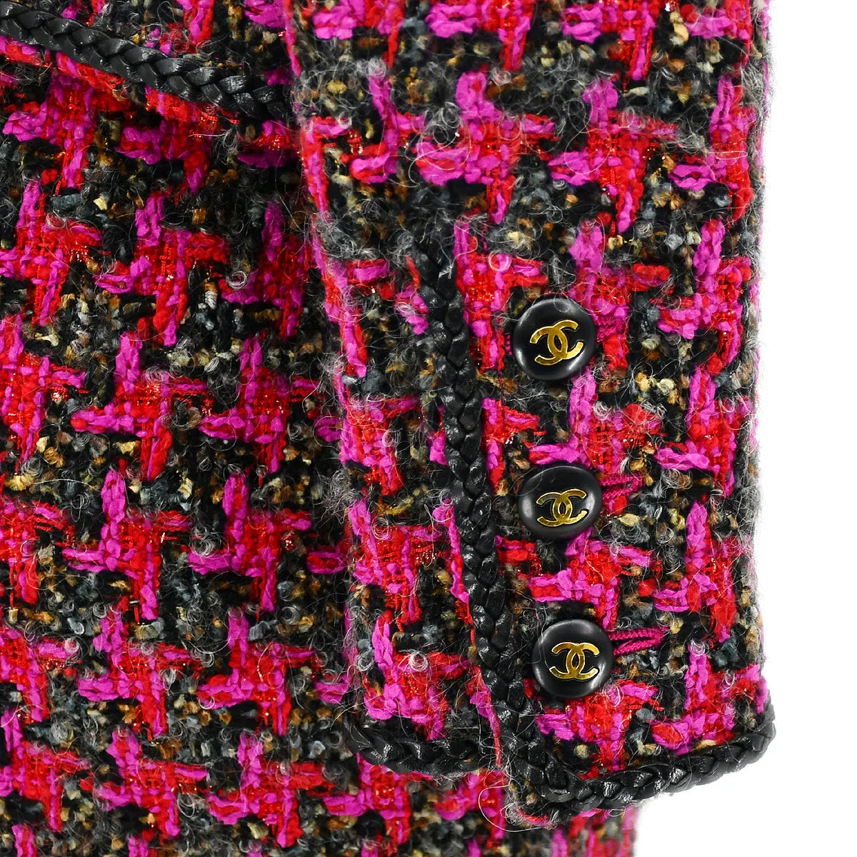 Chanel 1994 Open Front Jacket Skirt Suit #38