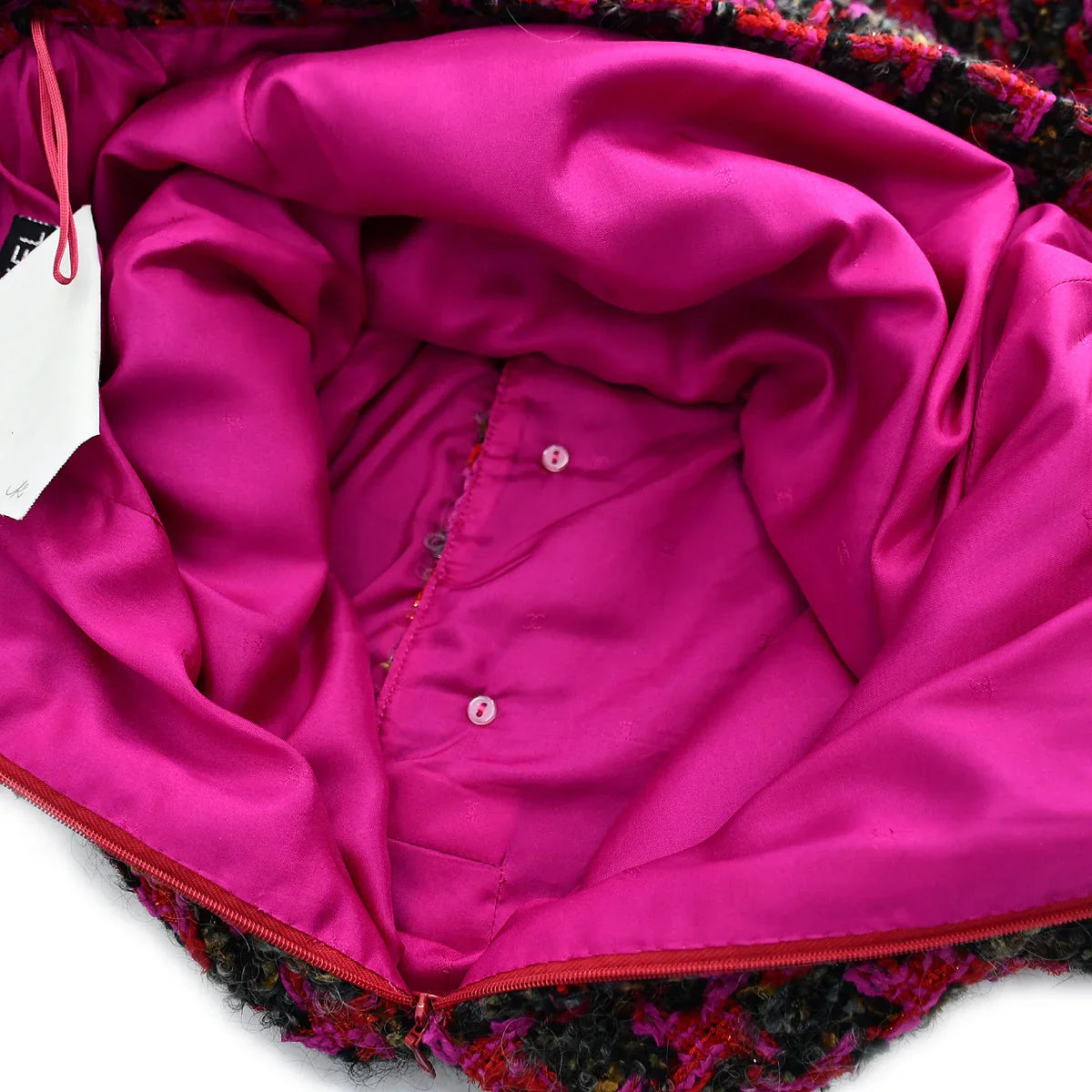 Chanel 1994 Open Front Jacket Skirt Suit #38