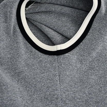 Chanel V-neck Sleeveless Dress Gray