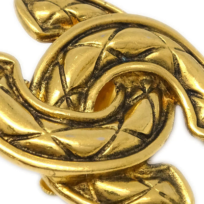 Chanel CC Earrings Clip-On Gold 2459