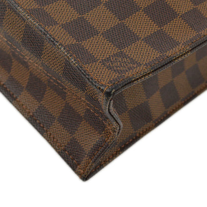 Louis Vuitton 2004 Damier Sac Plat Tote Handbag N51140