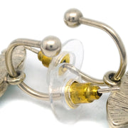 Chanel Dangle Piercing Earrings Gold 08P