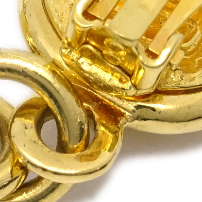 Chanel Dangle Earrings Clip-On Gold 93P/2930