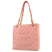 Chanel Pink Caviar Petite Shopping Tote PST Tote Bag