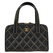 Chanel 2004-2005 Calfskin Wild Stitch Handbag