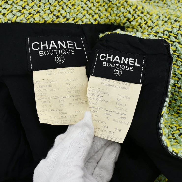 Chanel 1994 jacket skirt suit #36
