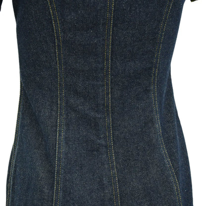 Chanel Denim Dress Navy #36