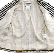 Chanel Spring 1997 single breasted tweed jacket #38
