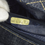 Chanel 2005-2006 Denim Medium Chain Shoulder Bag