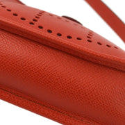 Hermes 2005 Red Epsom Evelyne TPM Handbag