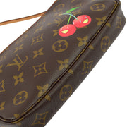 Louis Vuitton 2005 Monogram Cherry Pochette Accessoires Handbag M95008