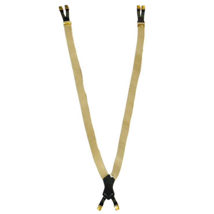 Chanel Beige Suspenders Small Good