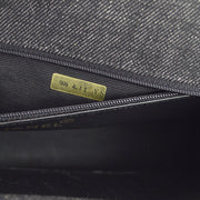 Chanel Black Denim Handbag
