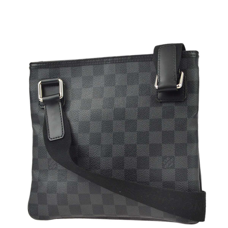 Louis Vuitton 2010 Damier Graphite Thomas Shoulder Bag N58028