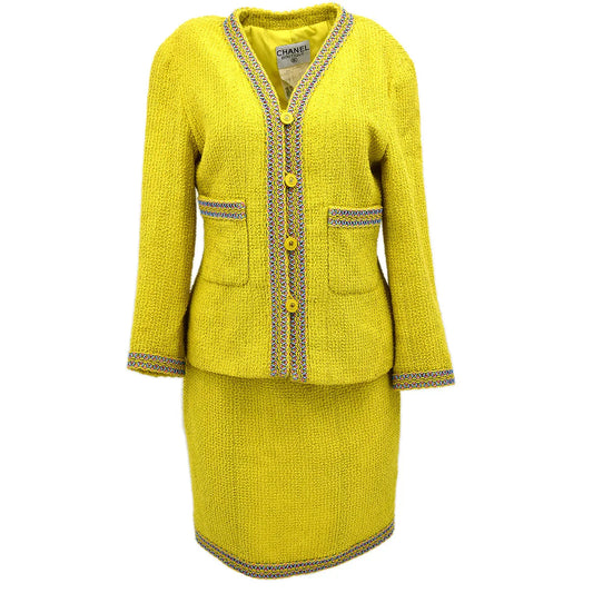 Chanel Spring 1994 Jacket Skirt Suit #40