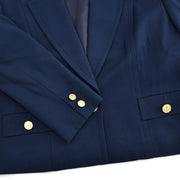 Celine Single Breasted Jacket Navy #42