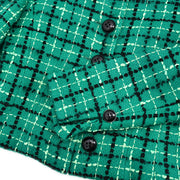 Christian Dior Collarless Jacket Green #9