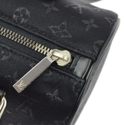 Louis Vuitton 2002 Black Monogram Satin Little Papillon M92352