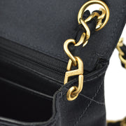 Chanel 2000-2001 Satin Mini Classic Square Flap Shoulder Bag 17